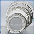 2013 nouvelle assiette en argent de porcelaine design